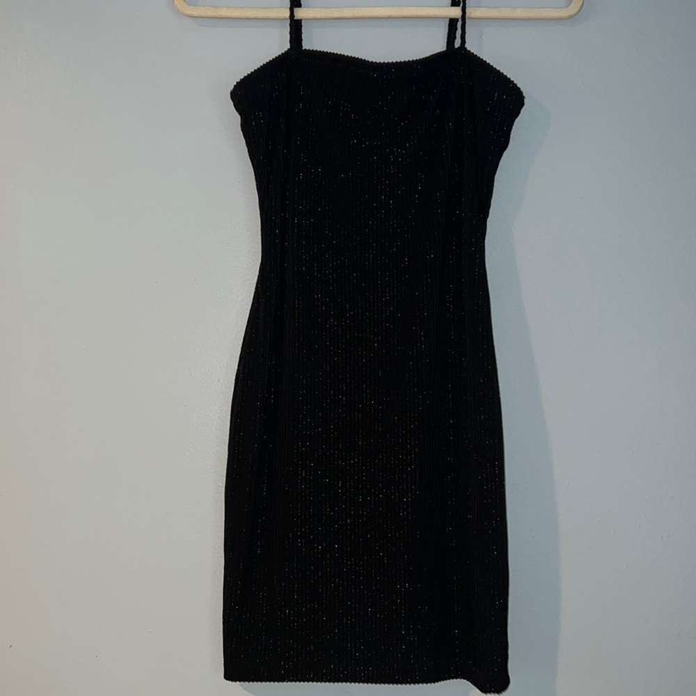 Black Sparkly mini dress